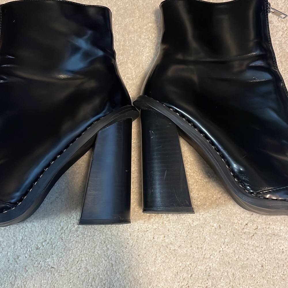 Steve Madden Dominate Chunky Heel Studded Boots - Picture 7 of 10